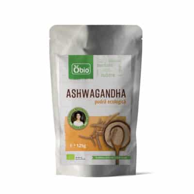 Ashwagandha pudra bio 125g Obio