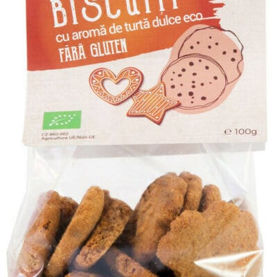 Biscuiti cu aroma de turta dulce bio 100g Obio