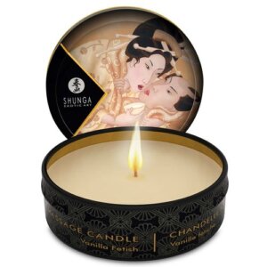 Lumânare pentru masaj DESIRE, cu aromă de vanilie, 30 ml, Shunga