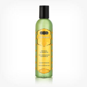 Ulei de masaj cu aromă de Cocos și Ananas, 236 ml, Kamasutra Naturals