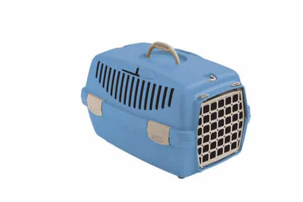 Cușcă transport STEFANPLAST Gulliver Nr. 1 cu ușă de plastic, Nordic Sky, 48x32x31 cm