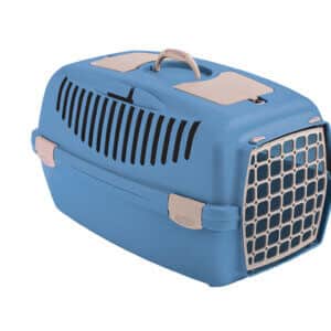 Cușcă transport STEFANPLAST Gulliver Nr. 2 cu Ușă de plastic, Nordic Sky, 55x36x35 cm