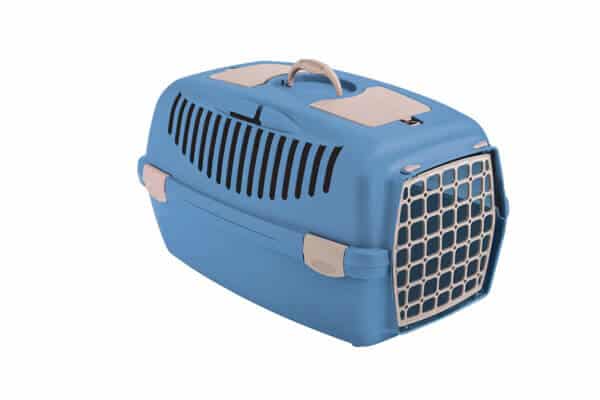 Cușcă transport STEFANPLAST Gulliver Nr. 2 cu Ușă de plastic, Nordic Sky, 55x36x35 cm
