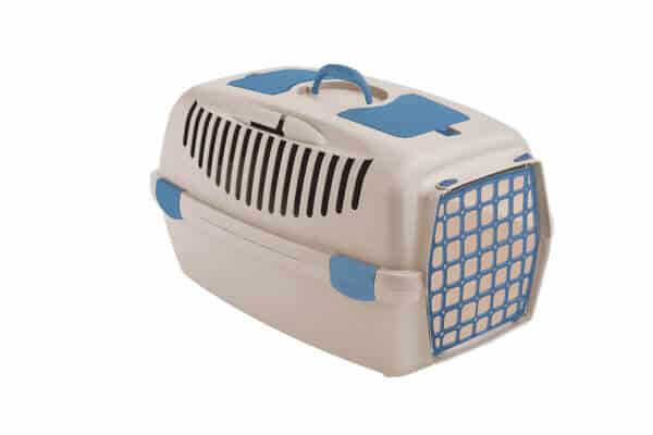 Cușcă transport STEFANPLAST Gulliver Nr. 2 cu ușă de plastic, White Travertine, 55x36x35 cm