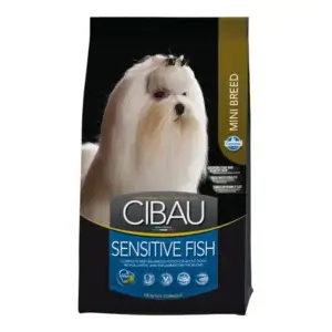 Hrană uscată câini CIBAU Sensitive Adult, Talie Mica, Pește, 2.5kg
