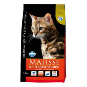 Hrană uscată pisici MATISSE, Sterilizat, Somon, 400g