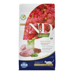 Hrană uscată pisici ND Quinoa Digestion, Adult, Miel și Fenicul, 1.5kg