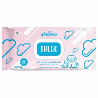 Șervețele Umede Antibacteriene RECORD cu Talc, 40buc