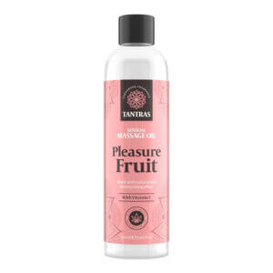 Ulei de masaj Pleasure Fruit, aromă de patchouli și vanilie, 150 ml, Tantras