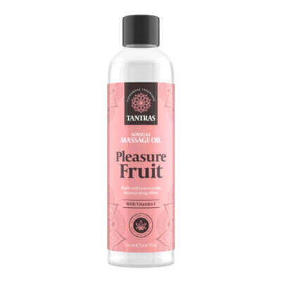 Ulei de masaj Pleasure Fruit, aromă de patchouli și vanilie, 150 ml, Tantras