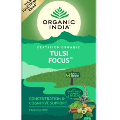 Ceai Tulsi Focus, 25 plicuri, Organic India