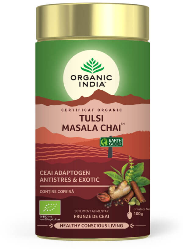Tulsi Masala Chai, 100g, Organic India
