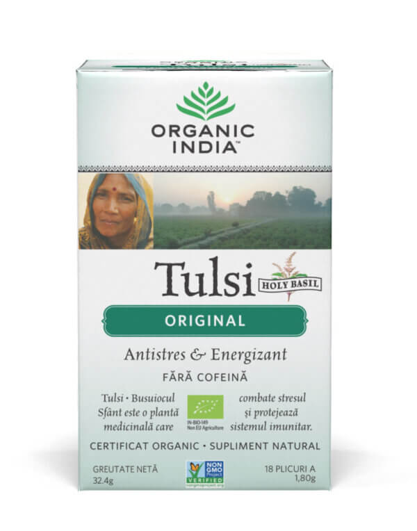 Tulsi Original Ceai, 18 plicuri, Organic India