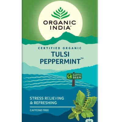 Ceai Tulsi Mentă, 25 plicuri, Organic India