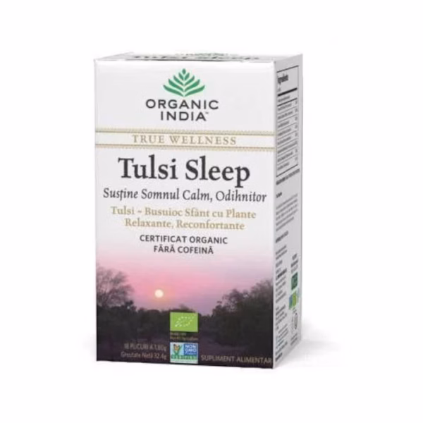 Tulsi Sleep Ceai, 18 plicuri, Organic India