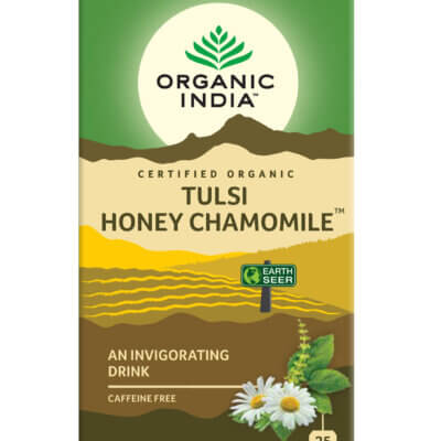 Ceai Tulsi Miere Mușețel, 25 plicuri, Organic India
