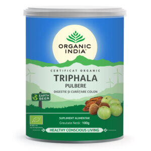 Triphala pudră, 100g, Organic India