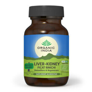 Liver-Kidney, Ficat și Rinichi, 60 capsule, Organic India