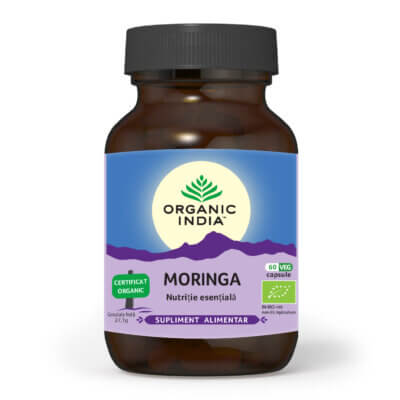 Moringa Bio, 60 capsule, Organic India