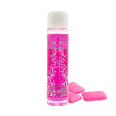 Ulei de masaj, HOT OIL, aromă de Bubble Gum, 100 ml, NUEI