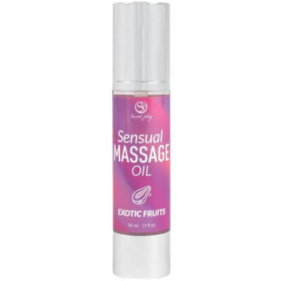 Ulei de masaj Sensual Massage Oil, Exotic Fruits, 50 ml, SecretPlay