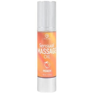 Ulei de masaj Sensual Massage Oil, Peach, 50 ml, SecretPlay