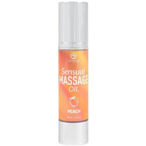 Ulei de masaj Sensual Massage Oil, Peach, 50 ml, SecretPlay