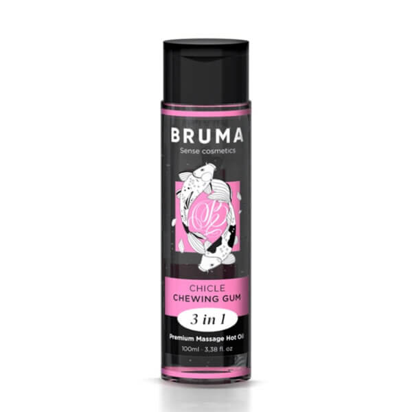 Ulei de masaj, Chewing Gum, 3 în 1, 100 ml, BRUMA
