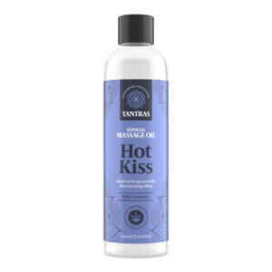 Ulei de masaj Hot Kiss, aromă de lămâie, pin și trandafir, 150 ml, Tantras