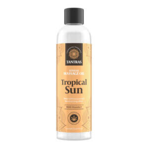 Ulei de masaj Tropical Sun, aromă de citrice și lavandă, 150 ml, Tantras