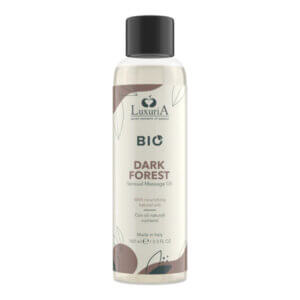 Ulei de masaj Bio Dark Forest, aromă floral și lemnoasă, 100 ml, Luxuria