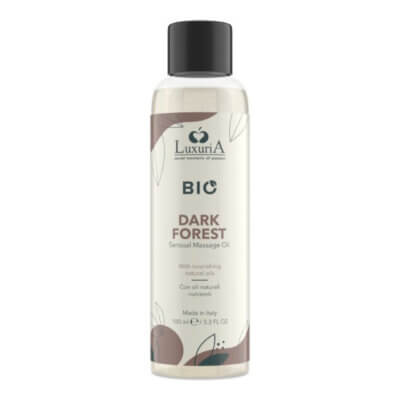 Ulei de masaj Bio Dark Forest, aromă floral și lemnoasă, 100 ml, Luxuria