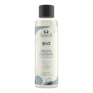 Ulei de masaj Bio Snow Flower, aromă fructată și florală, 100 ml, Luxuria