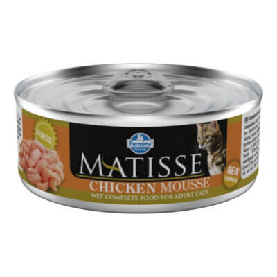Hrană umedă pisici MATISSE, Mousse Pui, 85g