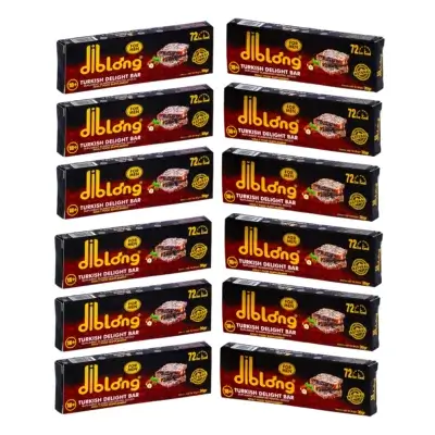 Set 12 Turkish Delight Bar pentru bărbați, 12 buc. x 30 g, Diblong