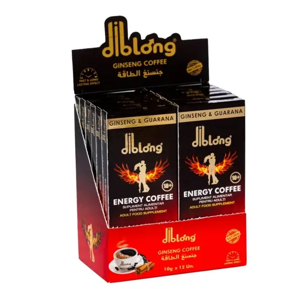 Set 12 Energy Coffee, 10 g, Diblong