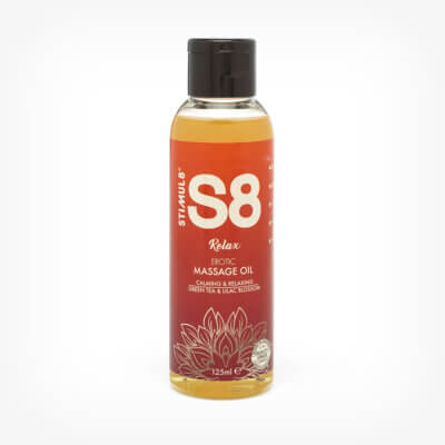 Ulei de masaj S8 Relax, Green Tea & Lilac Blossom, 125 ml, Stimul 8