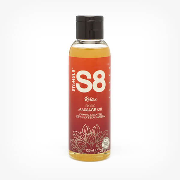 Ulei de masaj S8 Relax, Green Tea & Lilac Blossom, 125 ml, Stimul 8