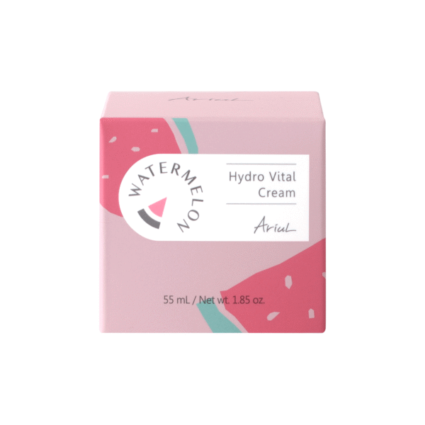 Cremă de față cu pepene roșu Watermelon Hydro Glow, 55 ml, Ariul