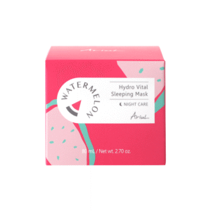 Mască de noapte cu pepene roșu Watermelon Hydra Glow, 80 g, Ariul