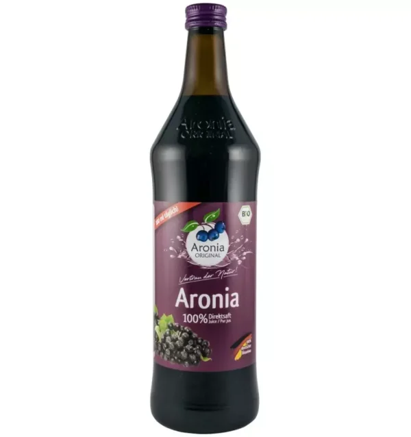 Suc BIO pur de aronia 100%, 700 ml, Aronia Original