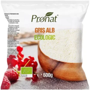 Griș alb bio, 600g, Pronat