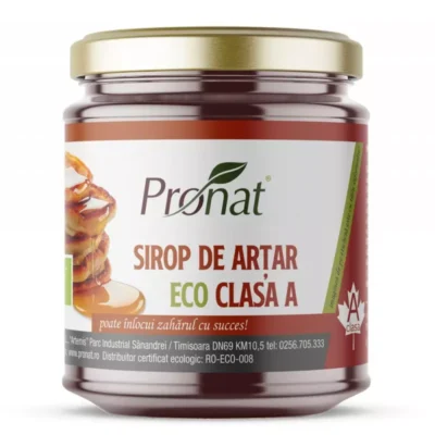 Sirop bio de artar, clasa A, 300g, Pronat