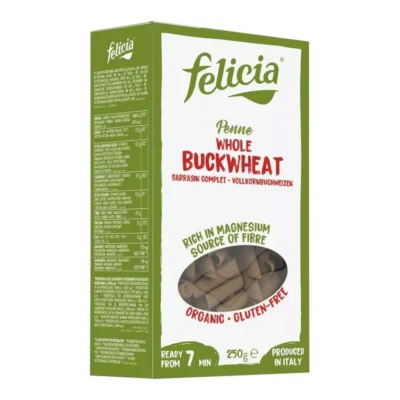 Penne bio din faina de hrisca, 250g, Felicia