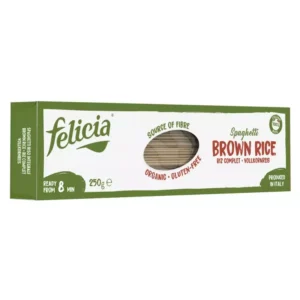 Spaghetti Bio din orez integral, 250g, Felicia