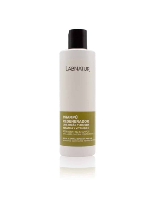 Șampon regenerant cu argan, jojoba și keratină, 250 ml, LabNatur