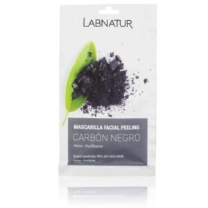 Masca facială peel‑off cu cărbune negru, 10 ml, LabNatur