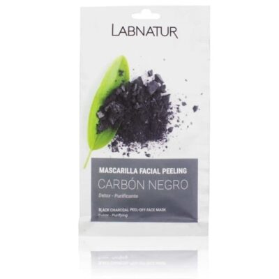 Masca facială peel‑off cu cărbune negru, 10 ml, LabNatur