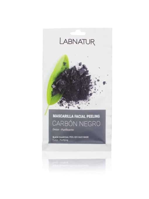 Masca facială peel‑off cu cărbune negru, 10 ml, LabNatur