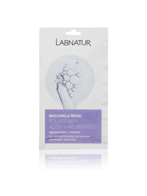 Mască Facială cu Colagen și Acid Hialuronic, 15 ml, LabNatur
